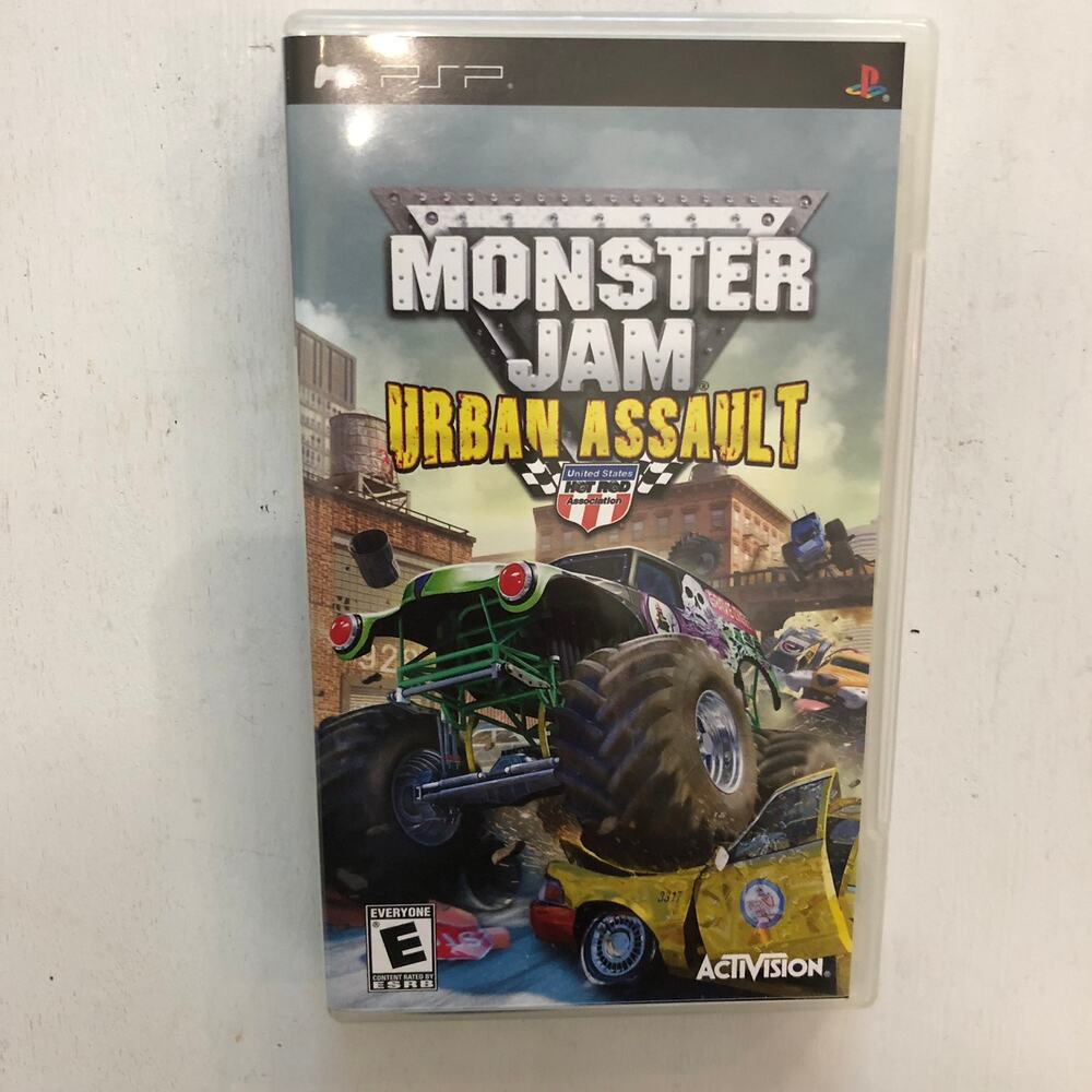 Monster Jam Urban Assault (Sony PSP PlayStation Portable) Tested And Working